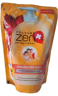 Zen Orange Refil - 400 Ml / Zen Antibacterial Sabun Cair Shiso &amp; Echinacea Refill