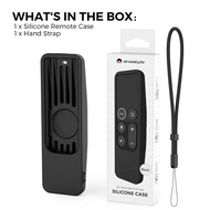 Sarung Pelindung Silikon Kawalan Jauh untuk App le TV 4K Sarung Jauh Silikon Gen Ke-4/5 untuk Tag Ud