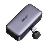UGREEN 5000mAh Mini  PD20W/SCP22.5W USB-C Mini Fast Charging Portable  Built-in Cable