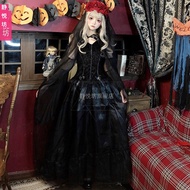 Cosplay Outfit - Halloween Ghost, Bride, Witch, Vampire Goth Style Long Skirt