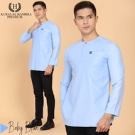 BAJU KURTA SLIM FIT AL HAMBRA PREMIUM | NAVY BLUE | PINE GREEN