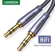 UGREEN HiFi AUX Cable 3.5mm Audio Speaker Cable 3.5 jack For Guitar Braided Wire Auxiliary Car Headp