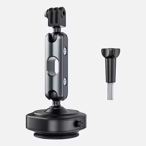 LINIM DJ-1 Electric Vacuum Adsorption Car Action Camera Holder Aluminum Alloy Car Mount for DJI Acti
