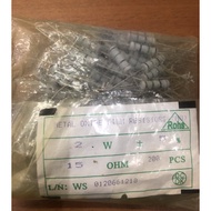 Resistor 2watt 15 ohm 2w 15ohm JI27