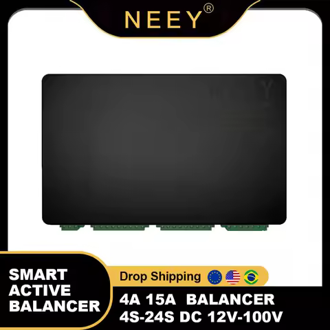 NEEY 15A Smart Active Balancer Balancing Accuracy 1MV 12V 24V 36V 48V 72V Lifepo4 Battery Balance Bo