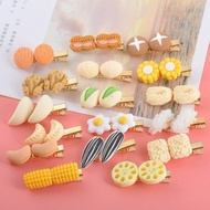 50 Cái Kẹp Tóc Hình Thức Ăn Dễ Thương Nấm Mushroom Hickory Nut Tạo Hình Miệng Vịt Kẹp Tóc Mái Lệch C