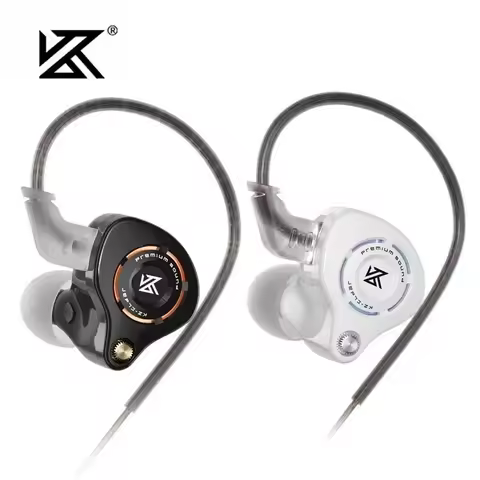 KZ Eldar Earphones 1DD Dynamic Driver Balanced IEM In Ear Monitor Sport Earbuds HiFi Stereo Music Wi