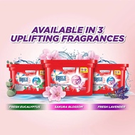 Breeze 3 In 1 Capsule Detergent Fresh Lavender (18's x 1) Laundry Shampoo Baju Cuci pop
