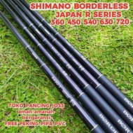 joran tegek shimano borderless Japan original 360 450 540 630 720