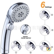 ✬ Kepala Pancuran Mandi Nano Micro-Bubble dengan 6 Tetapan Air, Butang Henti Air Satu Klik, dan Kepa