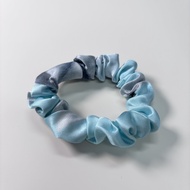100% xác thực lụa dâu tằm 16 momme Crepe satin scrunchies dây buộc tóc-2cm