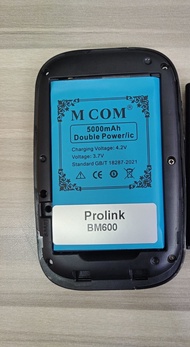 Battery Batere Batre Baterai Double Power Mcom Modem Wifi Prolink PRT-7011L PRT7011L BM600