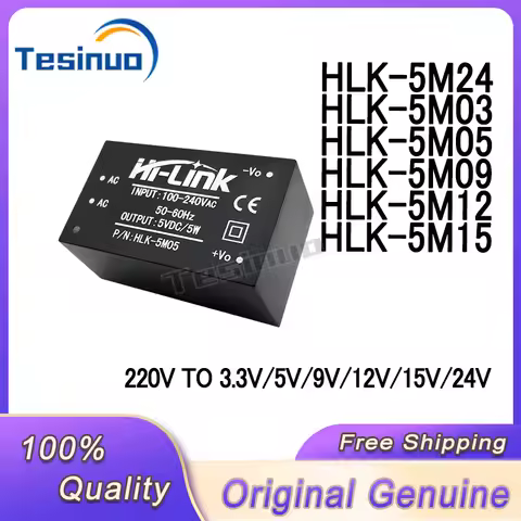 1/PCS New HLK-5M03 5M03 HLK-5M05 5M05 HLK-5M09 5M09 HLK-5M12 5M12 HLK-5M15 5M15 HLK-5M24 AC-DC Isola