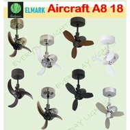 ELMARK Aircraft A8 18 Acrylic Blade / Wooden Blade / Ceiling n Wall fan