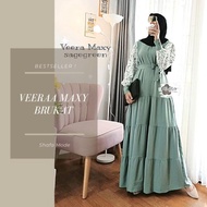 VEERA MAXY BRUKAT ORI ATHATA BY DZEE / GAMIS ITY CREPE / GAMIS TERBARU