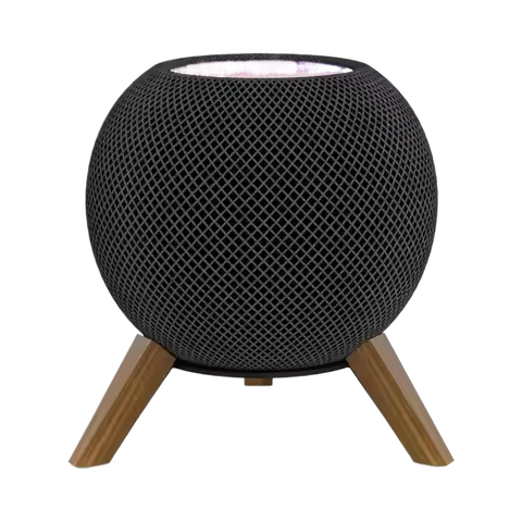 Speaker Stand Bracket For Homepod Mini Wooden Base Desktop Anti-slip Stand