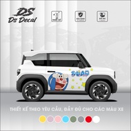 VF3 car sticker - doremon car decal - Ds Decal- 2 sides-ds