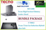 TECNO HOOD AND HOB BUNDLE PACKAGE FOR ( KD 3288 &amp; T 788GI ) / FREE EXPRESS DELIVERY