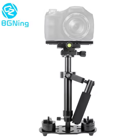 BGNing Aluminum Handheld Stabilizer Adjustable Tripod Mount for Mobile Phone DV SLR Video Camera Sha