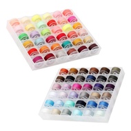Sewing Thread72Color 72Grid Plastic Threaded Bobbin36Grid Line Double Box Color Customizable 72Color