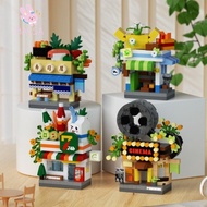 BALSA City Building Blocks, Mini Building Blocks Mini Shop Blocks,  Micro Blocks Street View Blocks 