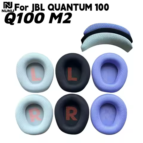 NUNU Replacement Football net head beam cushion / Mesh Ear Pads Cushions for JBL QUANTUM 100 /Q100 M