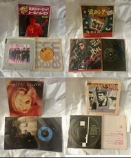($100 get 5) single7" 45rpm vinyl lp 7吋細碟英文黑膠唱片 BAUHAUS PETER MURPHY EAGLES ALFEE JAPAN SANTANA BILL