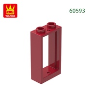 Wange 78Pcs/Lot 60593 1X2X3 Window frame Building Blocks MOC House Accessories Compatible with Brick
