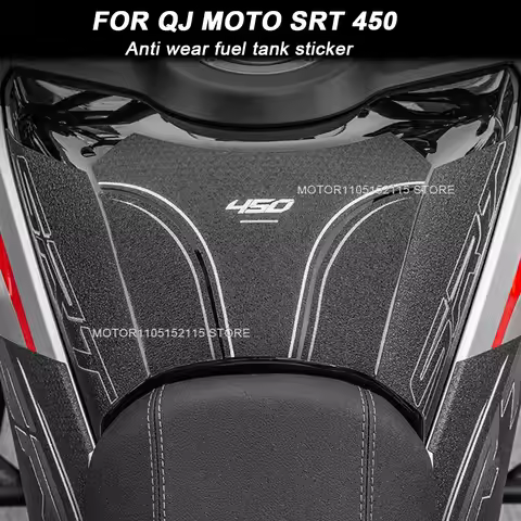 3D Motorcycle Tank Pad Sticker Protector Anti wear fuel tank sticker For QJMOTO QJ SRT 450 qj moto s