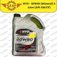 HYO - 20W50 4L [Mineral] Engine Lubricant Oil [API SM/CF]