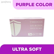 Hot sale㍿Medicos 4 Ply Lumi Series Surgical Face Mask - Purple (50’s)