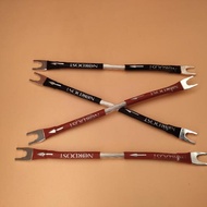 Nordost ODIN sterling silver jumper audio cable over machine wire audiophile speaker line High and l