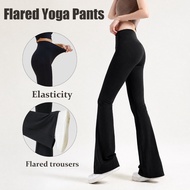 High Waist Flare Yoga Pants No Camel Toe Tummy Control Butt Lifting Workout Leggings for Women Yoga 