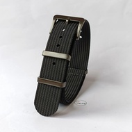 Nato Strap Ribbed Nylon PVD Space Grey MP-12 WATCH Strap