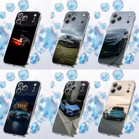 Sport I20N-I30N Car Phone Case For iPhone 17,16,15,14,13,12,11,Plus,Pro,Max,Plus,E,Air,Mini Transpar