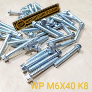 MESIN 10 ENGINE BLOCK BOLT KEY 8 M6X40MM 4CM 4 CM CVT CRANK COVER M6X40 MM MATIC BEBEK SPORT