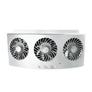 3 Fans Solar Energy 4000RPM Window Cooler Fan Vehicle Ventilation Fan USB Car Exhaust Fan 排气扇