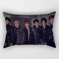 Fashion Kpop EXO Obsession Single Side PrintRectangular Pillowcase Sofa Car Bed Cushion Cover Polyester Case Home Decoration（Without Pillow Inner)