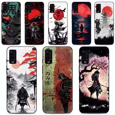 Japan Samurai Cover For LG Wing Velvet K22 K61 K50 K51s K52 K20 K40 Q6 Q7 Stylo 5 6 G8X G6 G7 G8 V40