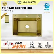 Kitchen Sink / Danko Gold Kitchen Sink 1 Hole - DA-6045 (G)