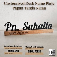 Table Name Sign/Teacher Table Name Sign/Desk Name Plate/Table Tag/Wooden Name Stand/Teacher Gift/Nam