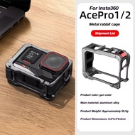 เฟรมอลูมิเนียมอัลลอยด์ Flymile สำหรับ Insta360 Ace Pro เคสป้องกันพร้อมการขยายตัว ForInsta360โครงใส่ก