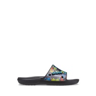 Crocs Unisex Tie Dye Graphic Slide - Multi/Black