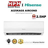 Hisense R32 Inverter Air Conditioner (1HP / 1.5HP / 2HP / 2.5HP) AI10KAGS AI13KAGS AI20KAGS AI25KAGS