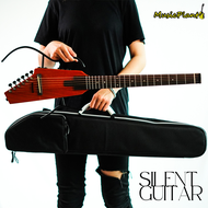 Silent Guitar กีตาร์โปร่งไฟฟ้า มีเอฟเฟค Reverb  Delay ในตัว พร้อมกระเป๋า