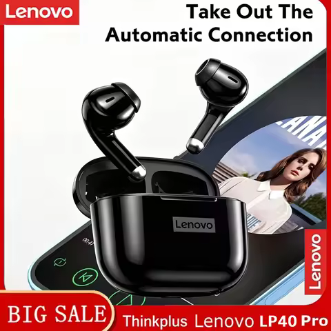 Lenovo LP40 Pro Wireless Headphones Are Suitable For Computers, Phones, Gyms, Travel Compatible Leno