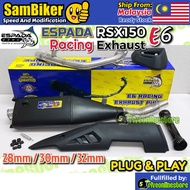 Exhaust ESPADA STD Cutting 100% ORIGINAL RS150 RSX150 E6 RSX ESPADA MANIFUL 28MM 30MM 32MM Ekzos Pip