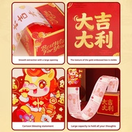 Creative New Year Money Box Surprise New Year Red Envelope Available Bo Styles Money C3