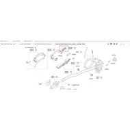 Exterior Door Handle Cover Genuine Nissan Tida 80644EE03A