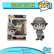【Ready Stock】Funko Pop Marvel Studio Wanda Vision - Vision 50s #714 100% Genuine